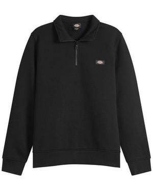 Dickies Oakport Quarter Zip Sweatshirt - Black
