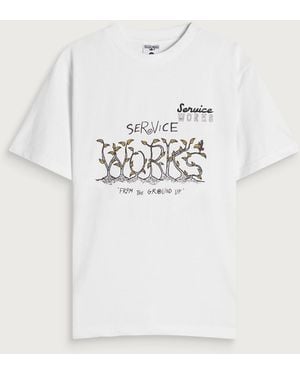 Service Works Ground Up T-Shirt - White