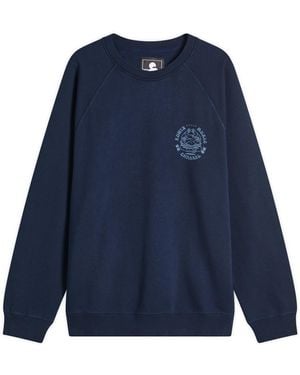 Edwin Music Channel Crew Sweat - Blue