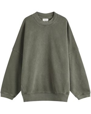 Joah Brown Oversized Crew Sweatshirt - Green