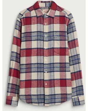 Portuguese Flannel Nyc Flannel Check Shirt - Red