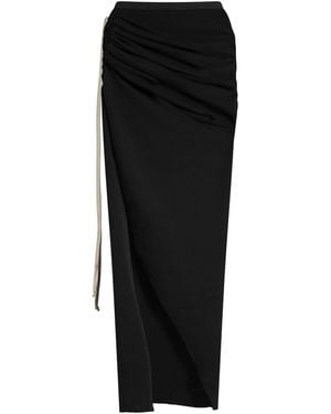 Rick Owens Edfu Maxi Skirt - Black