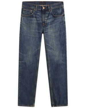 Nudie Jeans Gritty Jackson Straight Leg Jeans - Blue