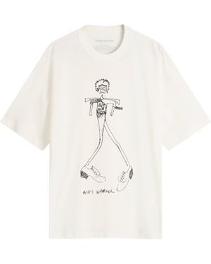 YMC X Bat Girls & Acid Boys Andy Warhol T-Shirt - White
