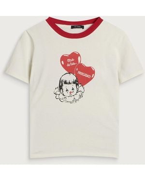 Willy Chavarria Payasadas! Ringer T-Shirt - White