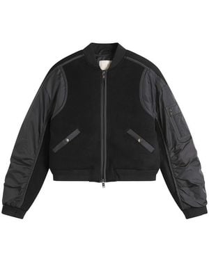 Stel Down Filled Bomber Jacket - Black