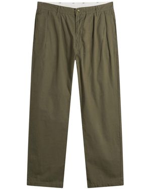 Service Works Twill Part Timer Trousers - Green