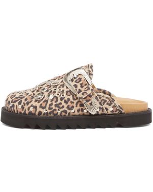 Toga Toga Suede Mule - Brown