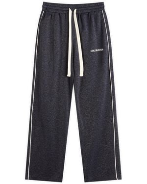 Cole Buxton Glitter Piped Track Pant - Blue