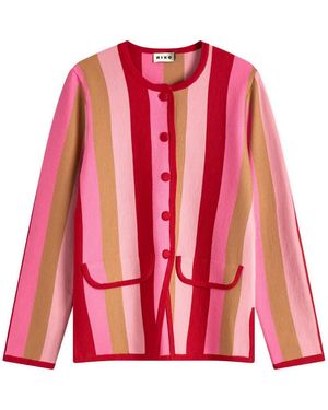 RIXO London Mirja Cardigan - Pink