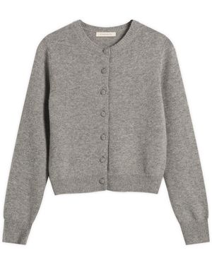 NOTHING WRITTEN Diene Round Cardigan - Gray