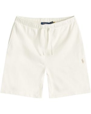 Polo Ralph Lauren Loopback Sweat Shorts - White