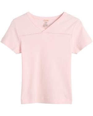 Fruity Booty V Neck T-Shirt - Pink