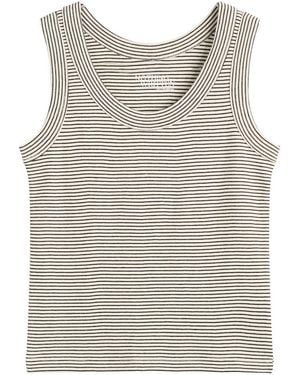 NOTHING WRITTEN Sailor Sleeveless Top - Grey