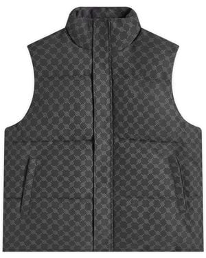 Daily Paper Pondo Monogram Down Vest - Grey
