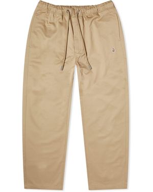 A Bathing Ape One Point Easy Chino Pants - Natural