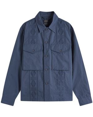 Pendleton Parachute Overshirt - Blue