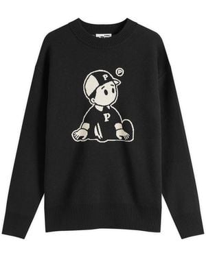 Pawa Speed Sports Og Boy Knit Jumper - Black