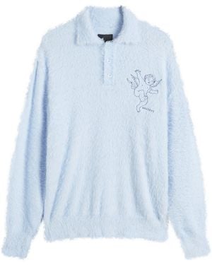 Rassvet (PACCBET) Angel Mohair Polo Knit - Blue