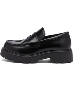 Vagabond Shoemakers Cosmo 2.0 Chunky Leather Loafers - Black
