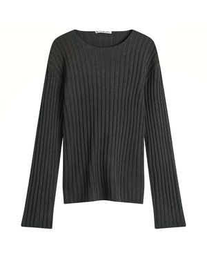 Acne Studios Kartic Cotton Core Ribbed Jumper - Black