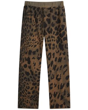 Aries Leopard Tie Dye Straight Sweatpant - Grey