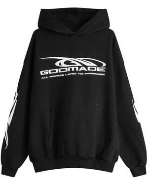 God Made Road To Paradise Hoodie - Black