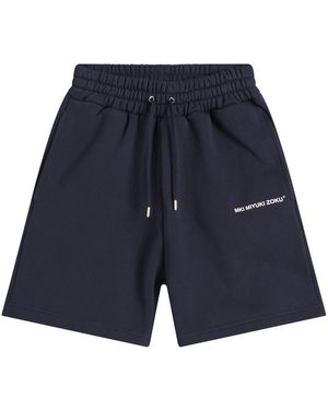MKI Miyuki-Zoku Presented By End. Uniform Sweat Shorts - Blue