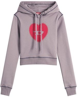 DIESEL F-Slimmy Hoodie - Grey