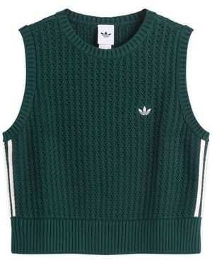 adidas Adicolor Knitted Vest - Green