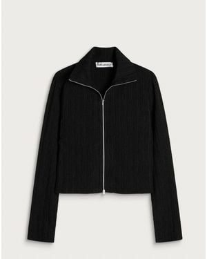 Our Legacy Slim Zip Long Sleeve Jacket - Black