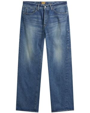 Human Made Straight Leg Selvedge Future Denim Jeans - Blue
