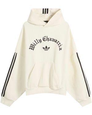 adidas X Willy Chavarria Trefoil Hoodie - Natural