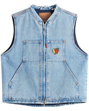Levi's X Sky High Farm Universe Vest - Blue