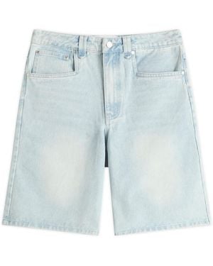House Of Sunny Sundown Denim Shorts - Blue