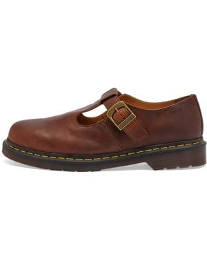 Dr. Martens T-Bar Shoe Regency Calf Sneakers - Brown