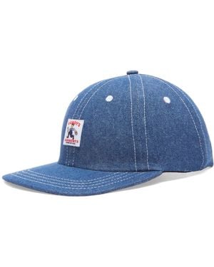 Randy's Garments 5 Panel Logo Snapback Cap - Blue
