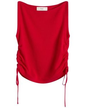 DUNST Layering Knit Top - Red