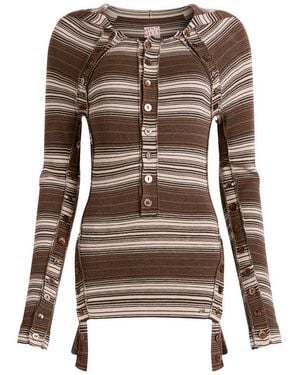 Miss Sixty Knwls X Knitted Jumper - Brown