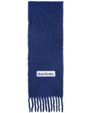 Acne Studios Vally Dip Dye Scarf - Blue