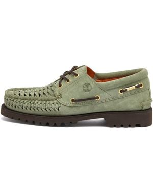 Timberland End. X Authentic 3 Eye Boat Shoe - Green