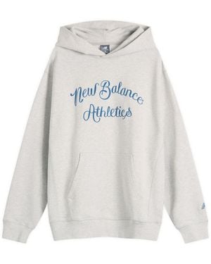 New Balance Athletics Relaxed League Hoodie - White
