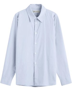 Our Legacy Poplin Beyond Shirt - Blue