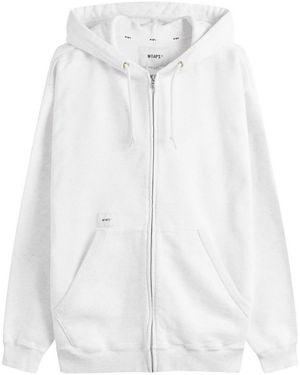 WTAPS Throwdy Zip Hoody - White