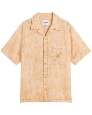 ACMH by Magic Castles X Khruangbin Linen Vacation Shirt - Natural