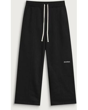 About Blank Felled Sweatpant - Black