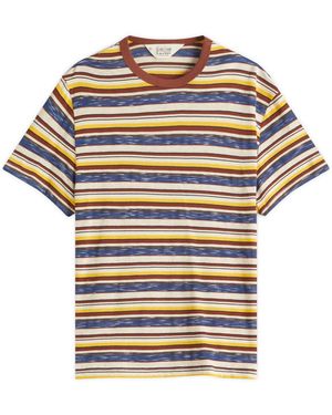 Brain Dead Toni Stripe T-Shirt - Blue