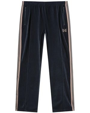 Needles Velour Track Trousers - Blue