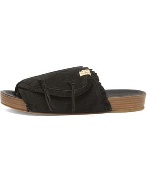 Visvim Christo Shaman Folk Sandal - Black