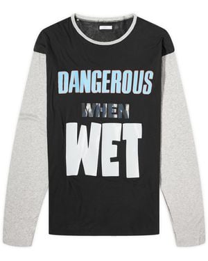 ERL Dangerous Long Sleeve T-Shirt - Black